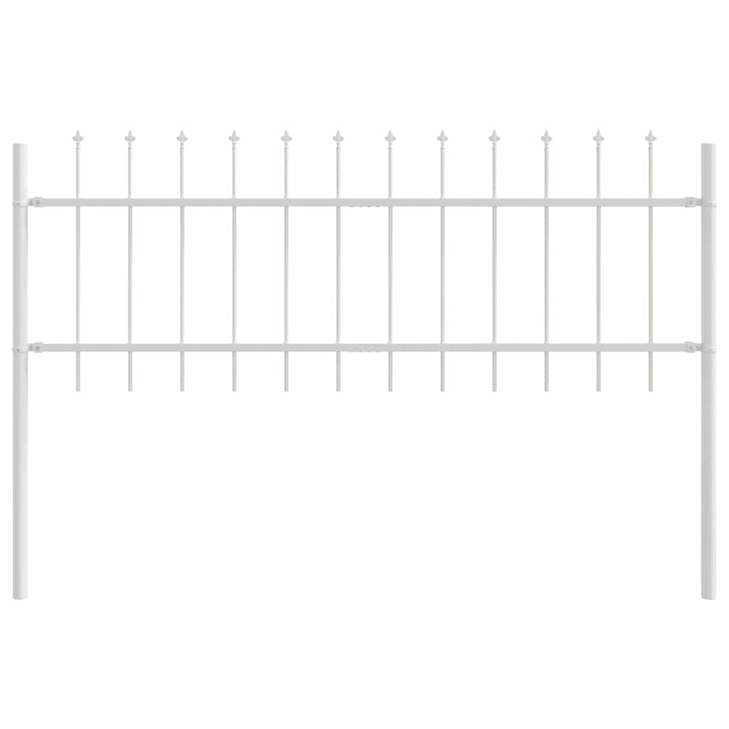 Recinzione per Giardino 2 pcs Bianco 3,4 x 0,6 m