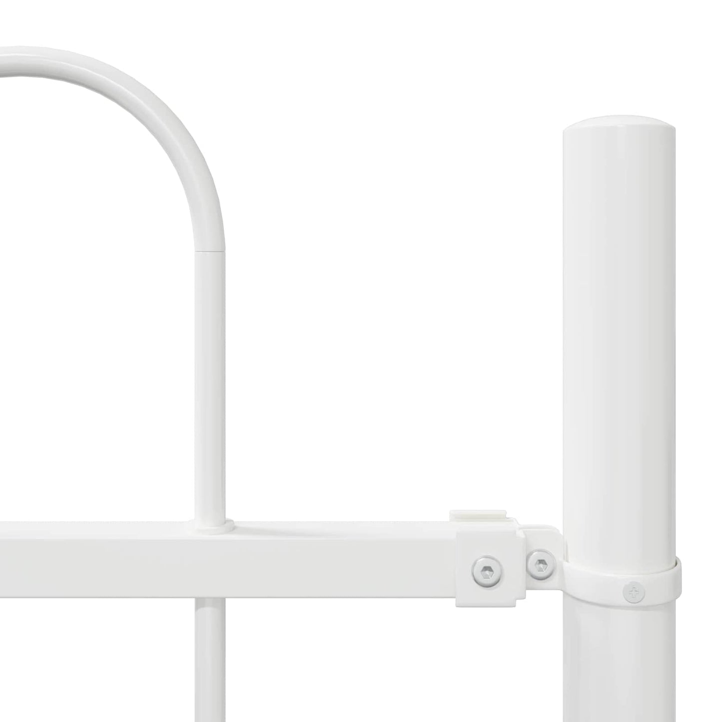 Recinzione per Giardino 3 pcs Bianco 5,1 x 1,5 m