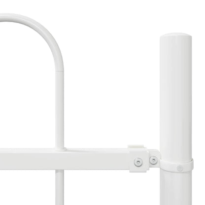 Recinzione per Giardino 3 pcs Bianco 5,1 x 1,5 m
