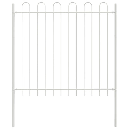 Recinzione per Giardino 4 pcs Bianco 6,8 x 1 m