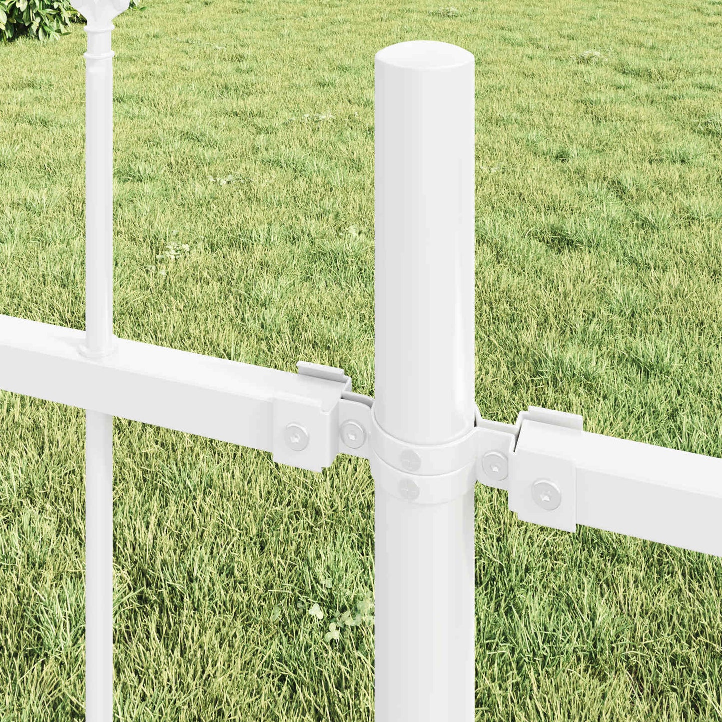 Recinzione per Giardino 5 pcs Bianco 8,5 x 0,8 m