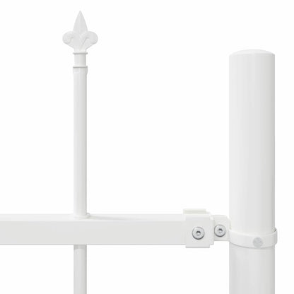 Recinzione per Giardino 5 pcs Bianco 8,5 x 1,2 m