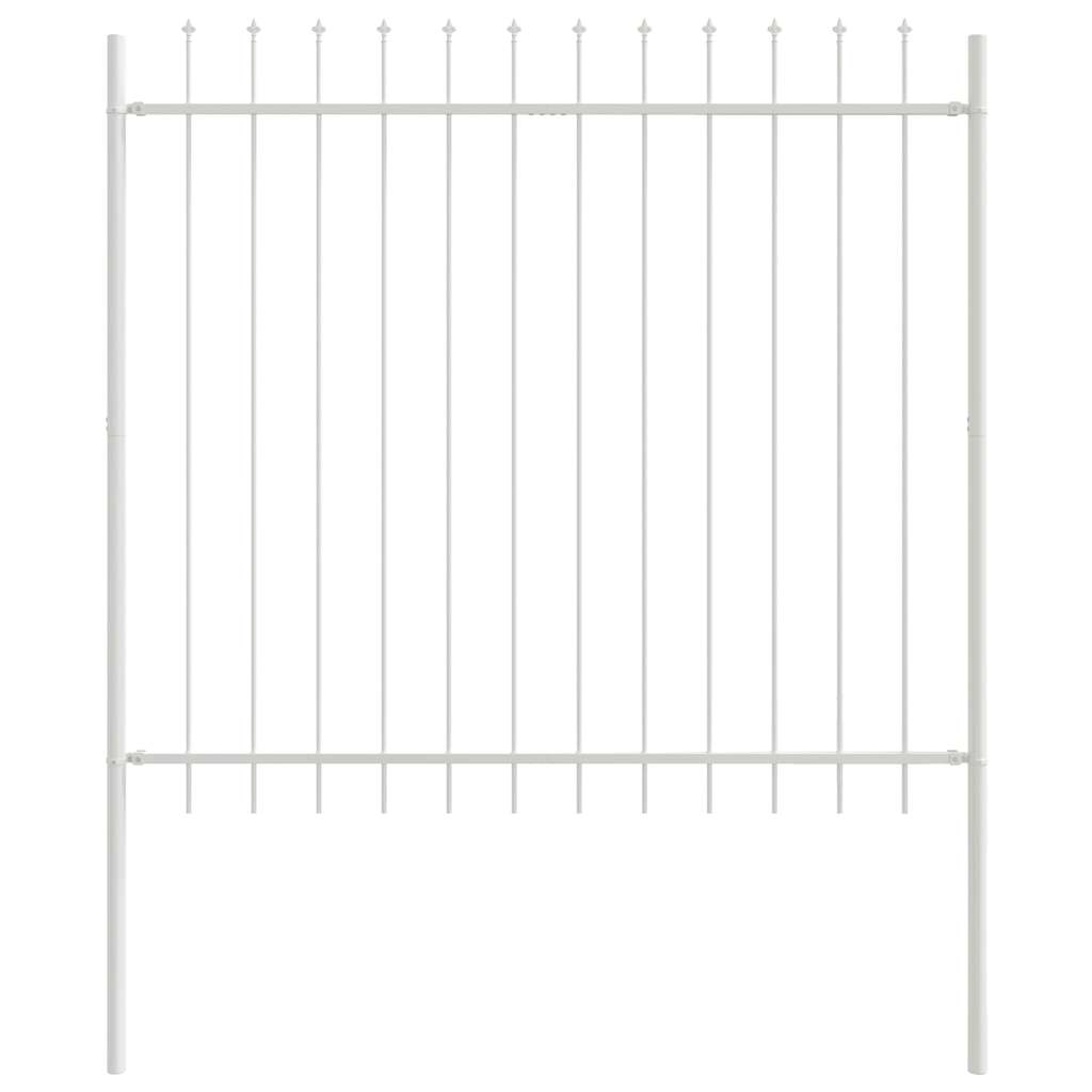 Recinzione per Giardino 6 pcs Bianco 10,2 x 1,5 m