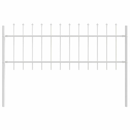 Recinzione per Giardino 8 pcs Bianco 13,6 x 0,6 m