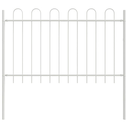Recinzione per Giardino 8 pcs Bianco 13,6 x 0,8 m