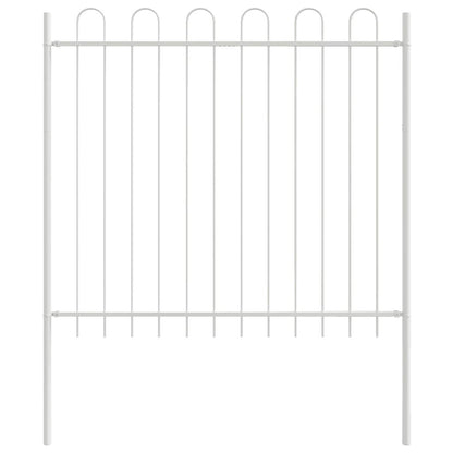 Recinzione per Giardino 9 pcs Bianco 15,3 x 1,5 m
