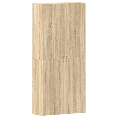 Mobile per scarpe Marrone 80 x 35.5 x 180 cm Legno multistrato