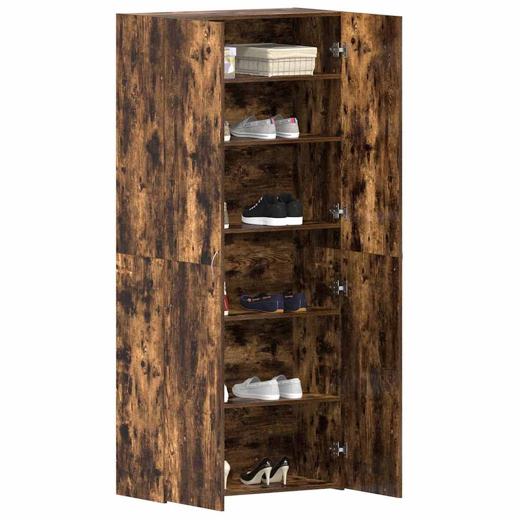 Mobile per scarpe con porta Multicolore 80 x 35.5 x 180 cm
