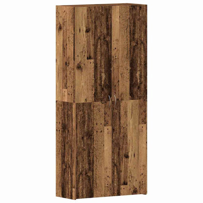 Mobile per scarpe Marrone 80 x 35.5 x 180 cm Legno multistrato