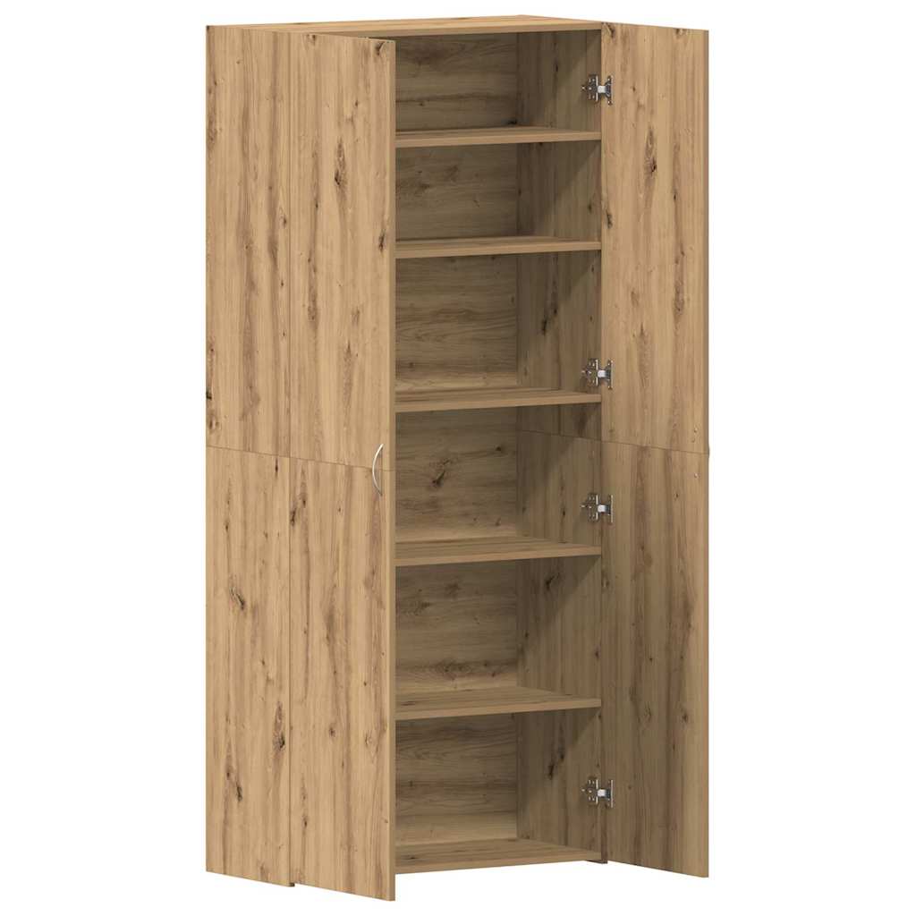 Mobile per scarpe Marrone 80 x 35.5 x 180 cm Legno multistrato