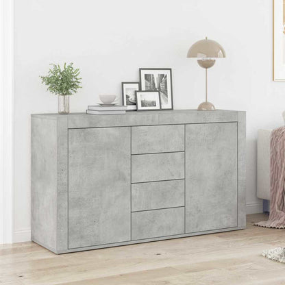 Credenza Grigio cemento 120 x 36 x 69 cm Legno multistrato