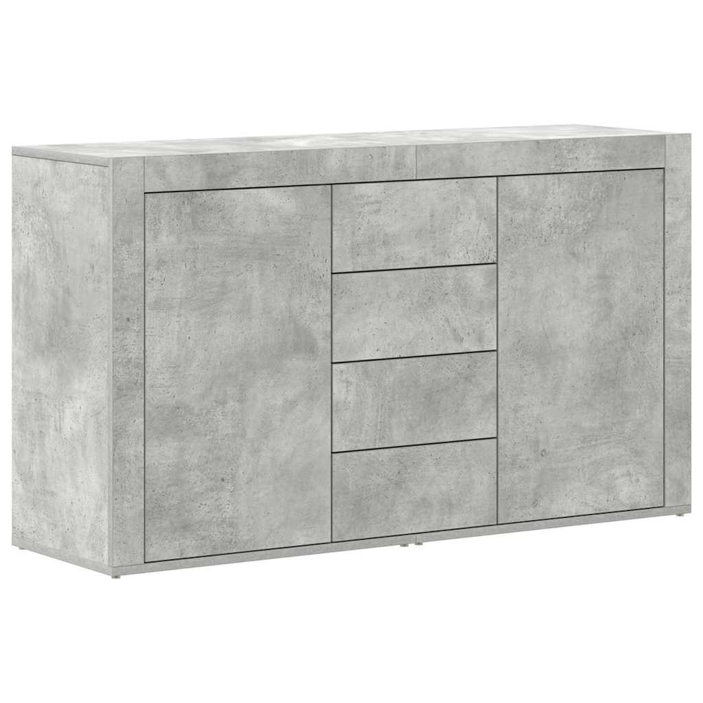 Credenza Grigio cemento 120 x 36 x 69 cm Legno multistrato