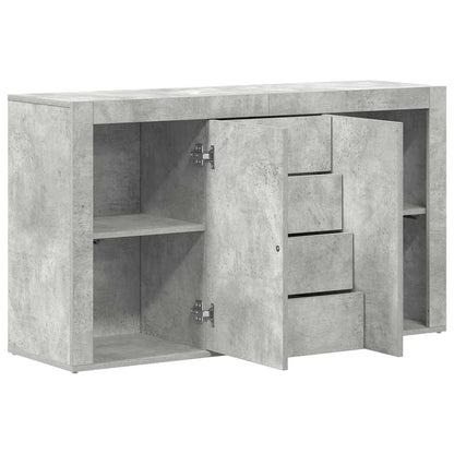 Credenza Grigio cemento 120 x 36 x 69 cm Legno multistrato