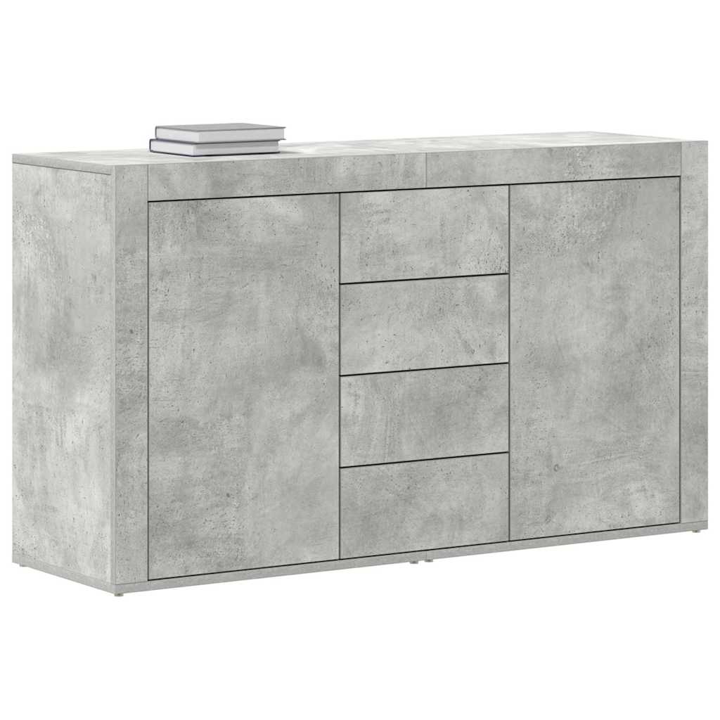 Credenza Grigio cemento 120 x 36 x 69 cm Legno multistrato