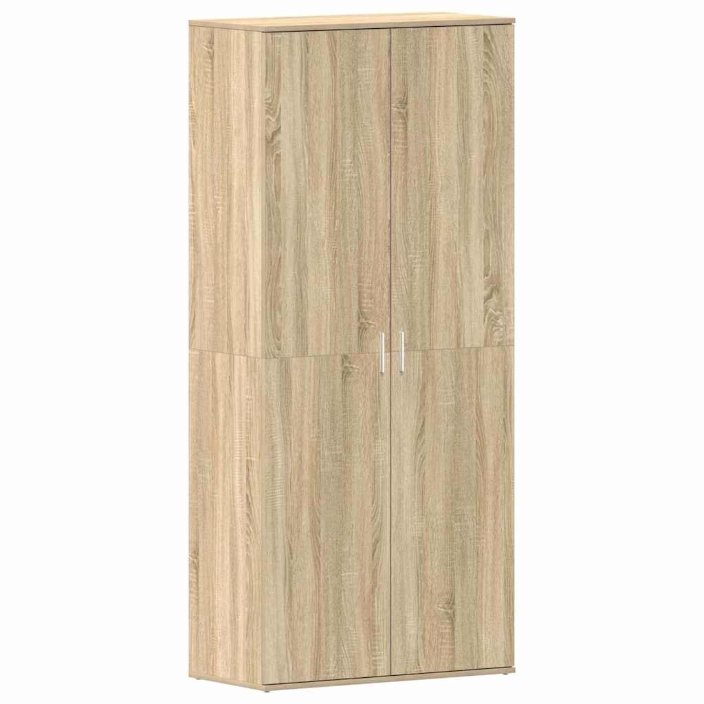 Mobile per scarpe con porta Rovere Sonoma 80 x 39 x 178 cm