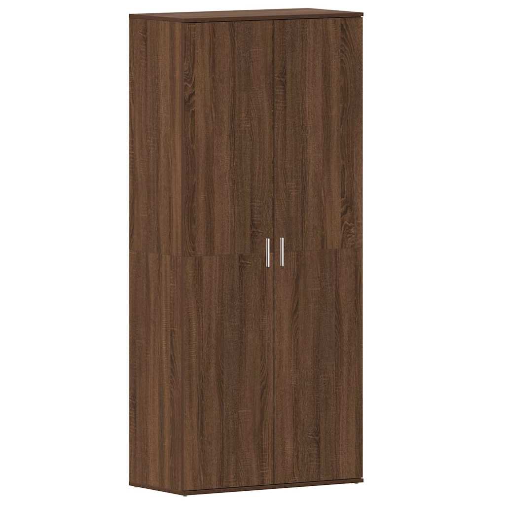 Mobile per scarpe con porta Rovere Marrone 80 x 39 x 178 cm