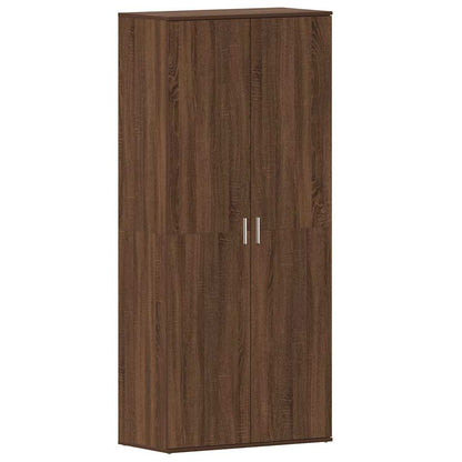 Mobile per scarpe con porta Rovere Marrone 80 x 39 x 178 cm
