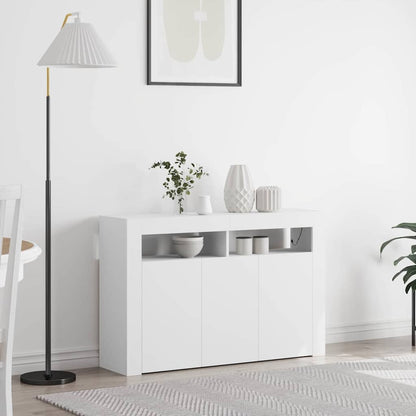 Credenza Bianco 116 x 30 x 75 cm Legno multistrato