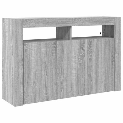 Credenza Grigio Sonoma 116 x 30 x 75 cm Legno multistrato