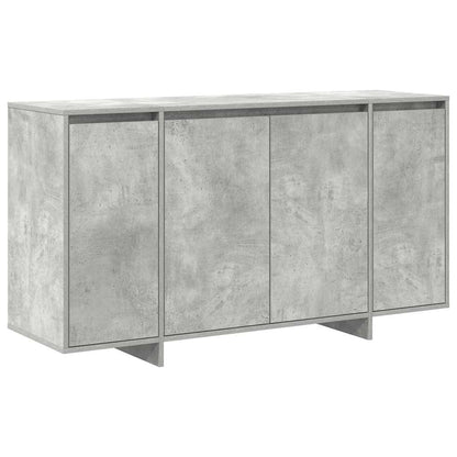 Credenza Grigio cemento 135 x 41 x 75 cm Legno multistrato