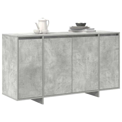 Credenza Grigio cemento 135 x 41 x 75 cm Legno multistrato