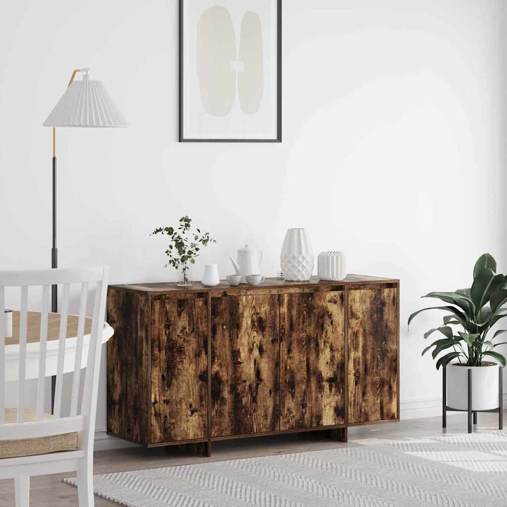 Credenza Rovere fumÃ© 135 x 41 x 75 cm Legno multistrato