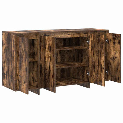 Credenza Rovere fumÃ© 135 x 41 x 75 cm Legno multistrato