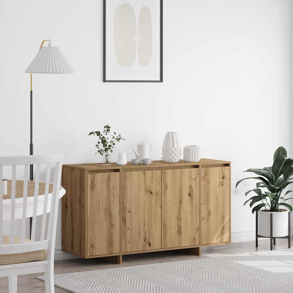 Credenza Rovere artigianale 135 x 41 x 75 cm Legno multistrato