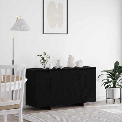Credenza Rovere Nero 135 x 41 x 75 cm Legno multistrato