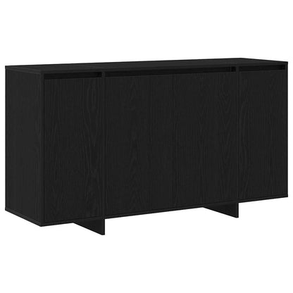 Credenza Rovere Nero 135 x 41 x 75 cm Legno multistrato
