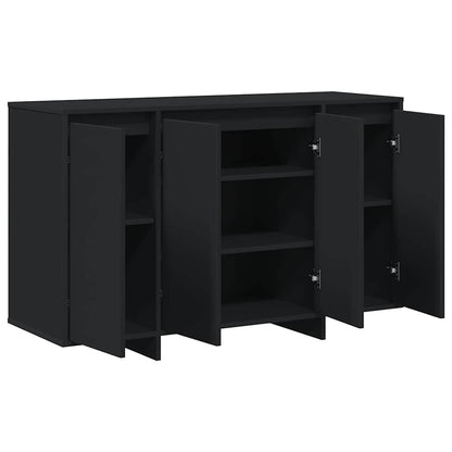 Credenza Nero 120 x 41 x 75 cm Legno multistrato