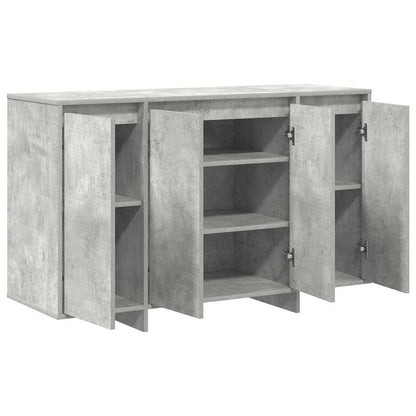 Credenza Grigio cemento 120 x 41 x 75 cm Legno multistrato