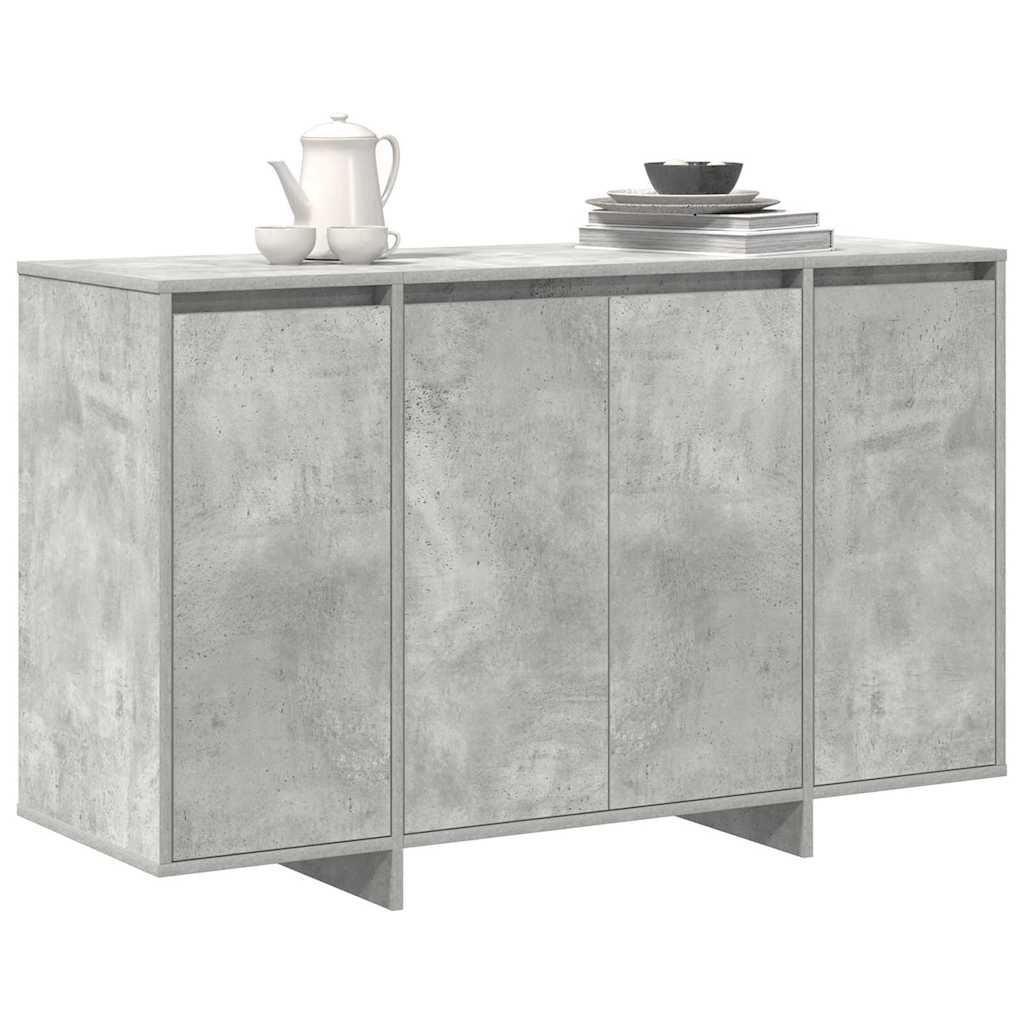 Credenza Grigio cemento 120 x 41 x 75 cm Legno multistrato
