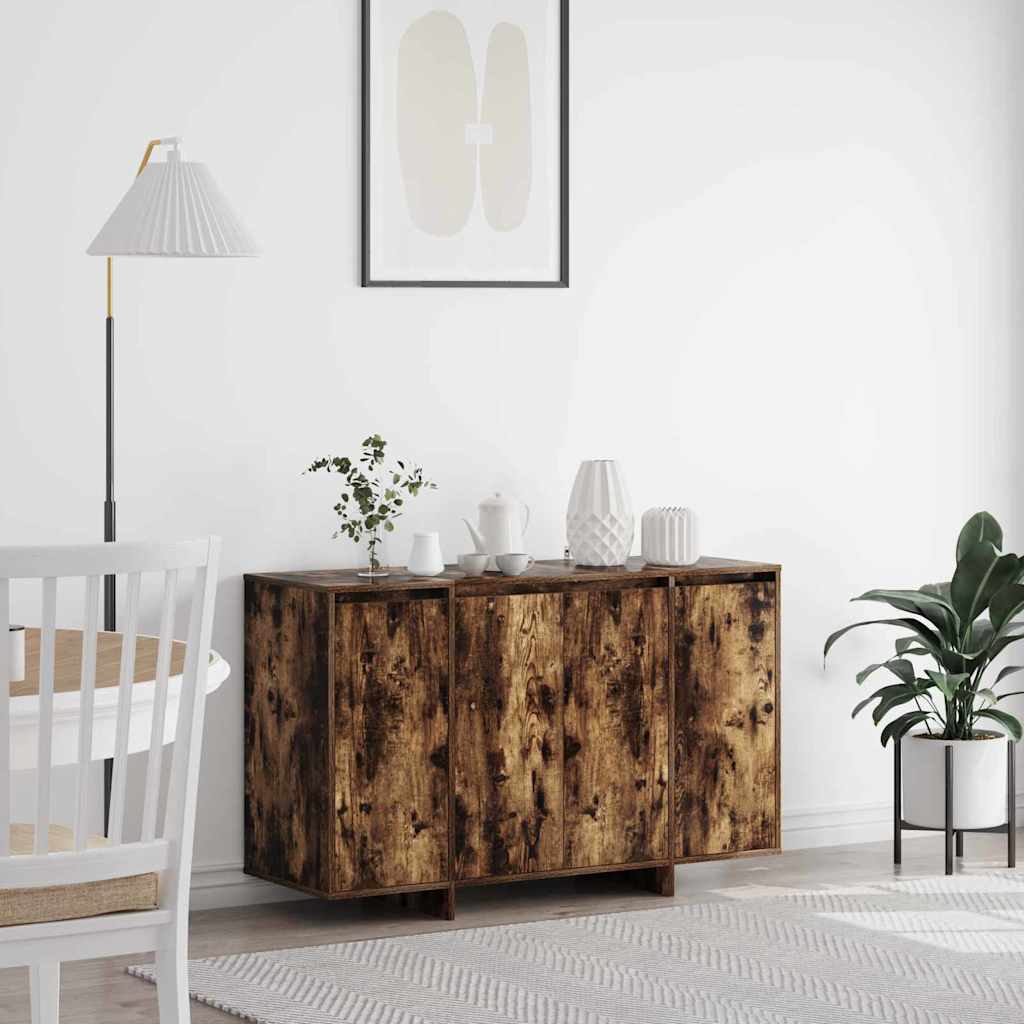 Credenza Rovere fumo 120 x 41 x 75 cm Legno multistrato