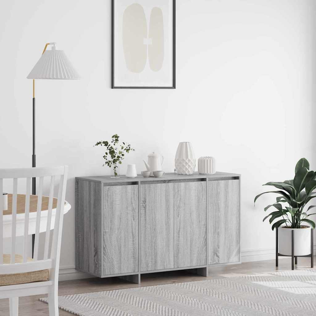 Credenza Grigio sonoma 120 x 41 x 75 cm Legno multistrato