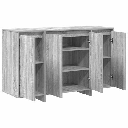 Credenza Grigio sonoma 120 x 41 x 75 cm Legno multistrato
