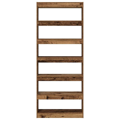 Armadio per Libri Legno vecchio 80 x 30 x 198 cm