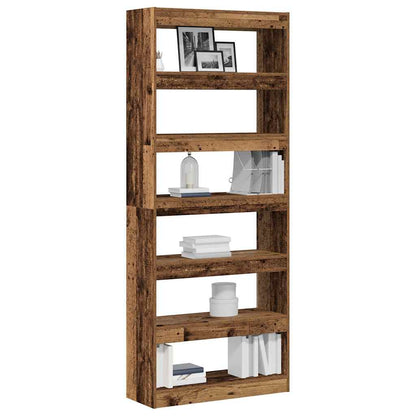 Armadio per Libri Legno vecchio 80 x 30 x 198 cm