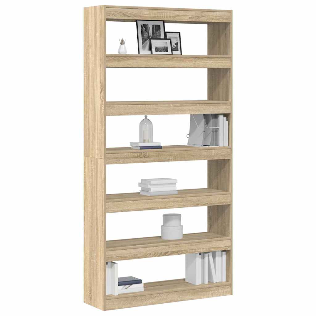 Armadio per Libri Rovere Sonoma 100 x 30 x 198 cm