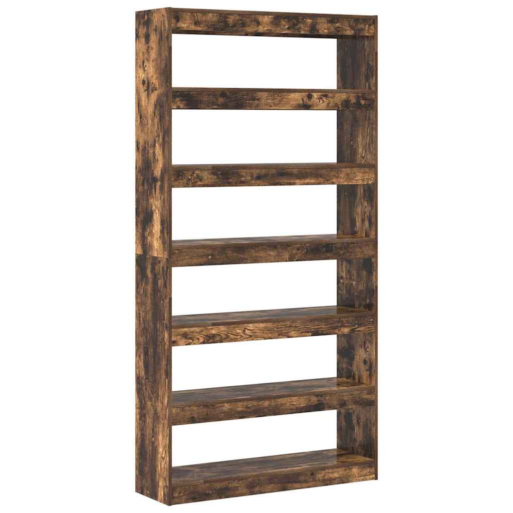 Armadio per Libri Rovere fumÃƒÂ© 100 x 30 x 198 cm