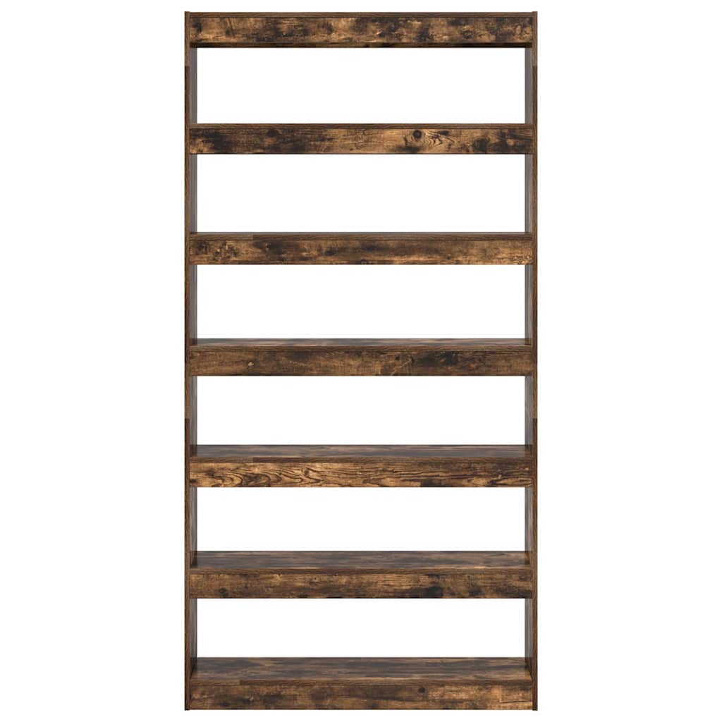 Armadio per Libri Rovere fumÃƒÂ© 100 x 30 x 198 cm