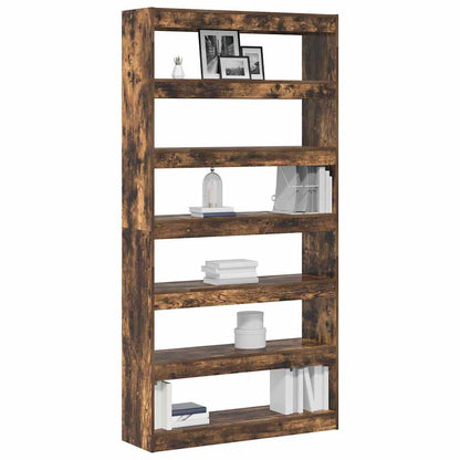 Armadio per Libri Rovere fumÃƒÂ© 100 x 30 x 198 cm