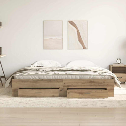 Struttura del letto Rovere artigianale 180 x 200 cm