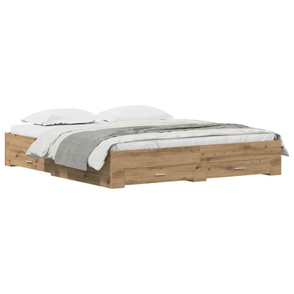Struttura del letto Rovere artigianale 180 x 200 cm