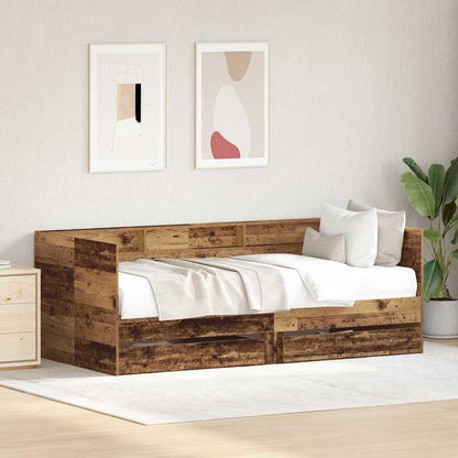 Daybed Legno vecchio 100 x 200 cm Legno multistrato