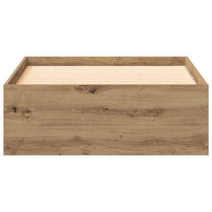 Struttura del letto con cassetto Rovere artigianale 90 x 200 cm
