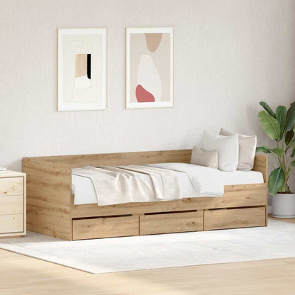 Daybed Rovere artigianale 90 x 190 cm Legno multistrato