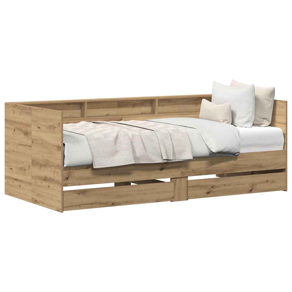 Daybed Rovere artigianale 90 x 200 cm Legno multistrato