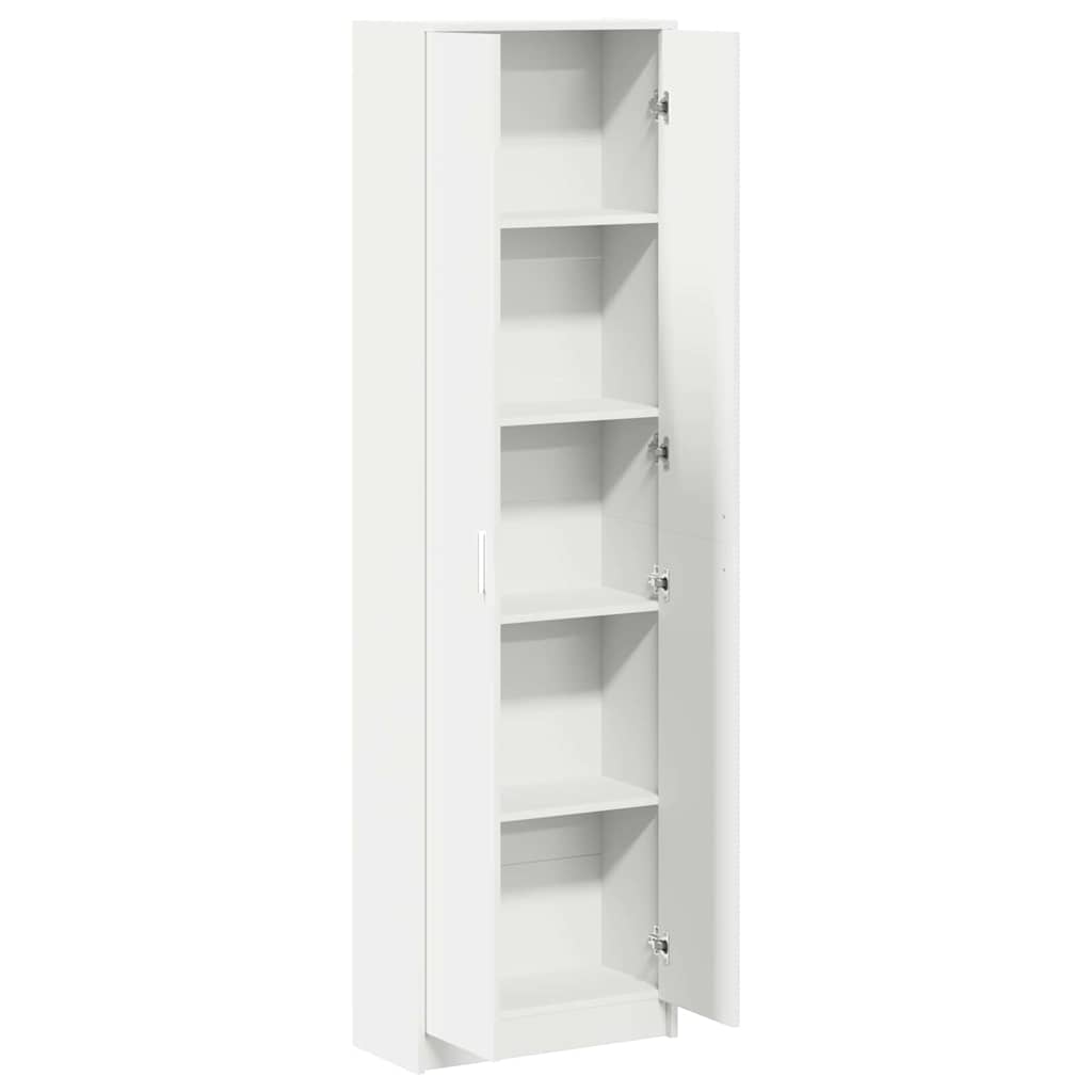 Guardaroba con porta Bianco 55 x 25 x 189 cm Legno multistrato