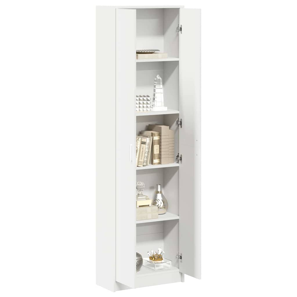 Guardaroba con porta Bianco 55 x 25 x 189 cm Legno multistrato